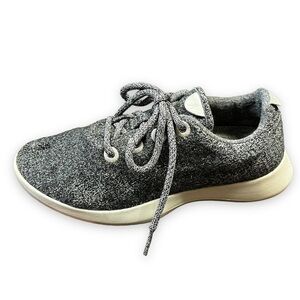 Allbirds Wool Runners Sneakers Gray Lace up Women's Size 8